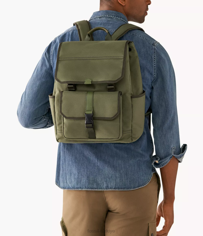 Fossil 6J041653 zeytin weston sırt çantası çanta kadınlar