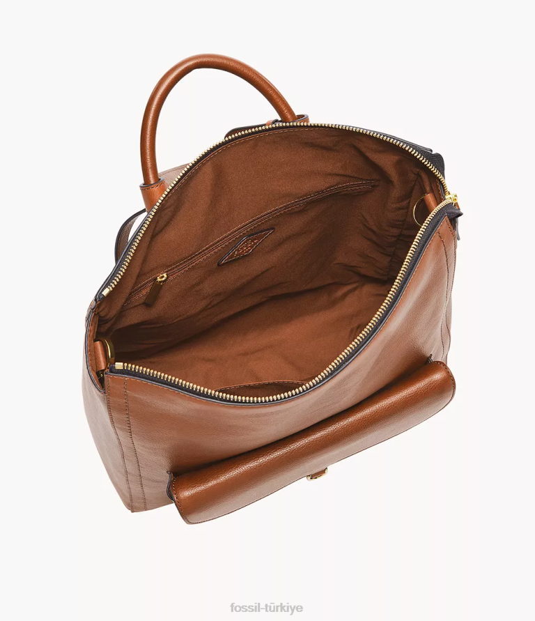 Fossil 6J04389 kahverengi Parker'ın sırt çantası çanta kadınlar