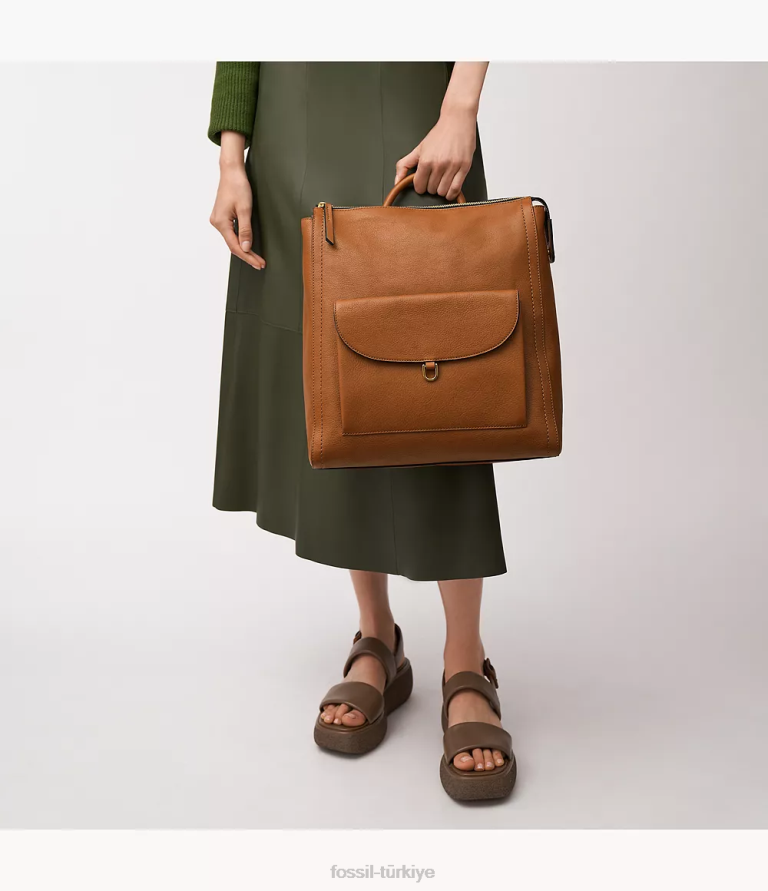 Fossil 6J04392 sele Parker'ın sırt çantası çanta kadınlar