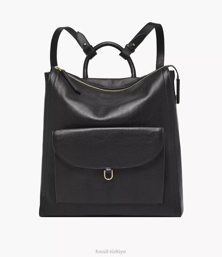 Fossil 6J04394 siyah Parker'ın sırt çantası çanta kadınlar