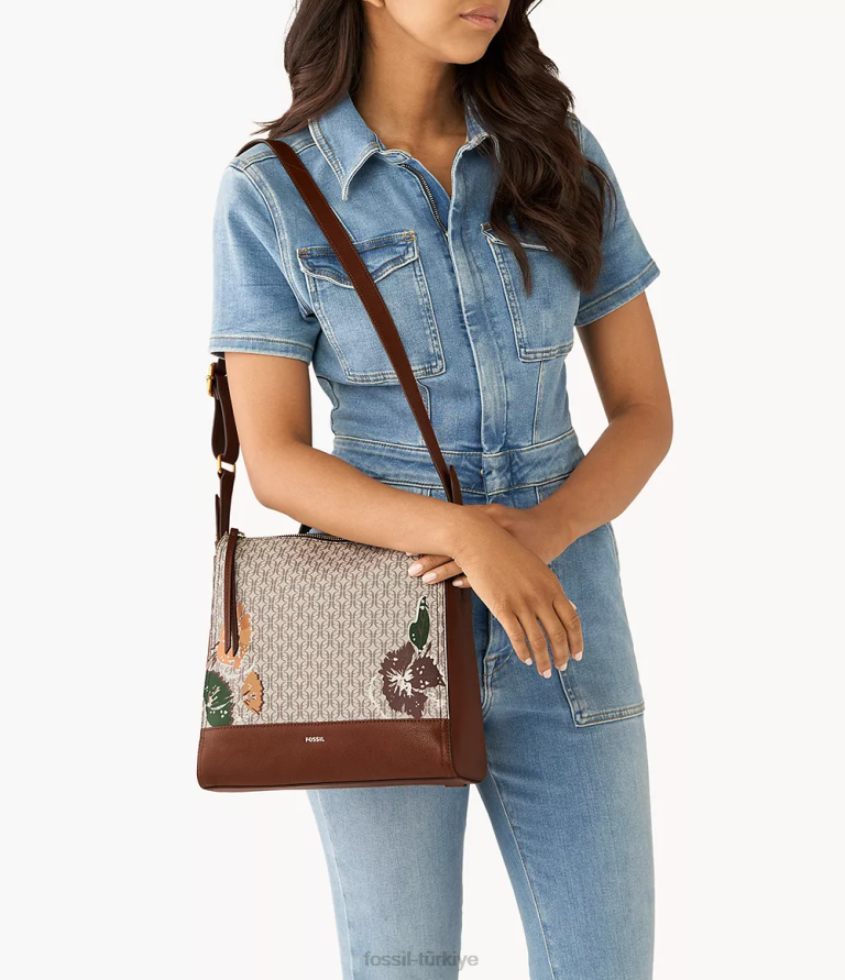 Fossil 6J04405 bronzluk elina küçük dönüştürülebilir sırt çantası çanta kadınlar