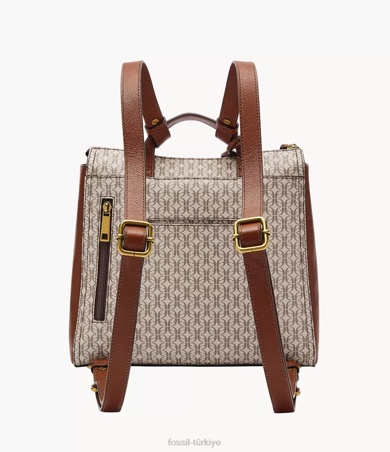 Fossil 6J04405 bronzluk elina küçük dönüştürülebilir sırt çantası çanta kadınlar
