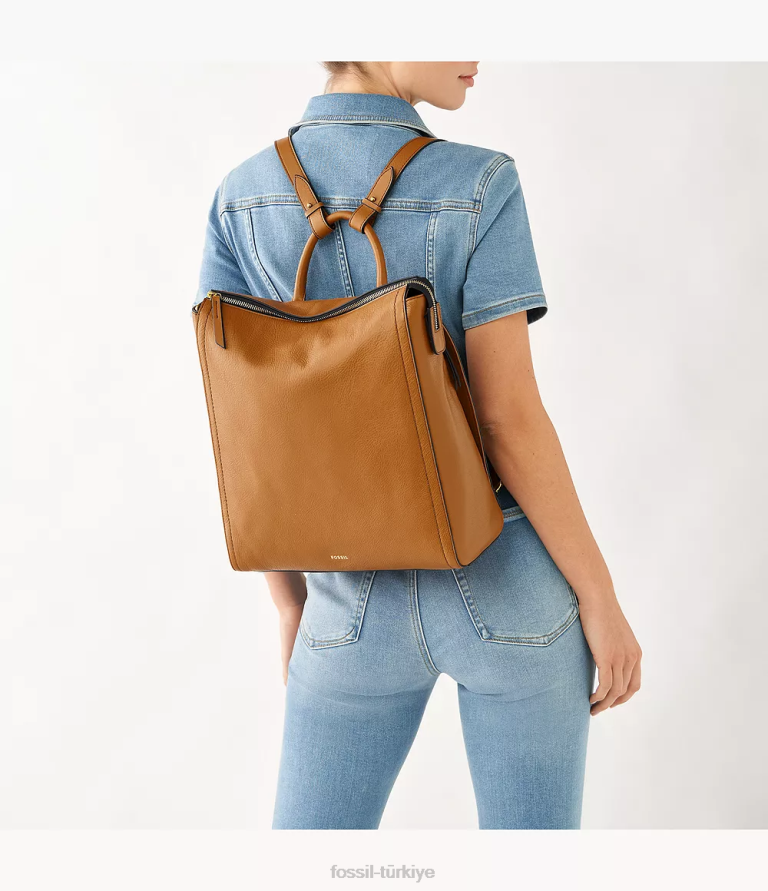 Fossil 6J04411 deve parker büyük sırt çantası çanta kadınlar