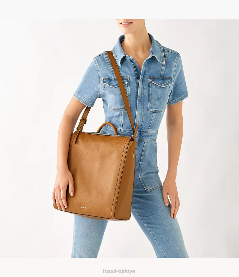 Fossil 6J04411 deve parker büyük sırt çantası çanta kadınlar