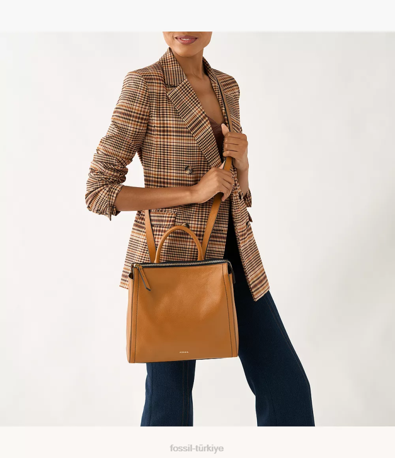 Fossil 6J04426 deve parker küçük sırt çantası çanta kadınlar