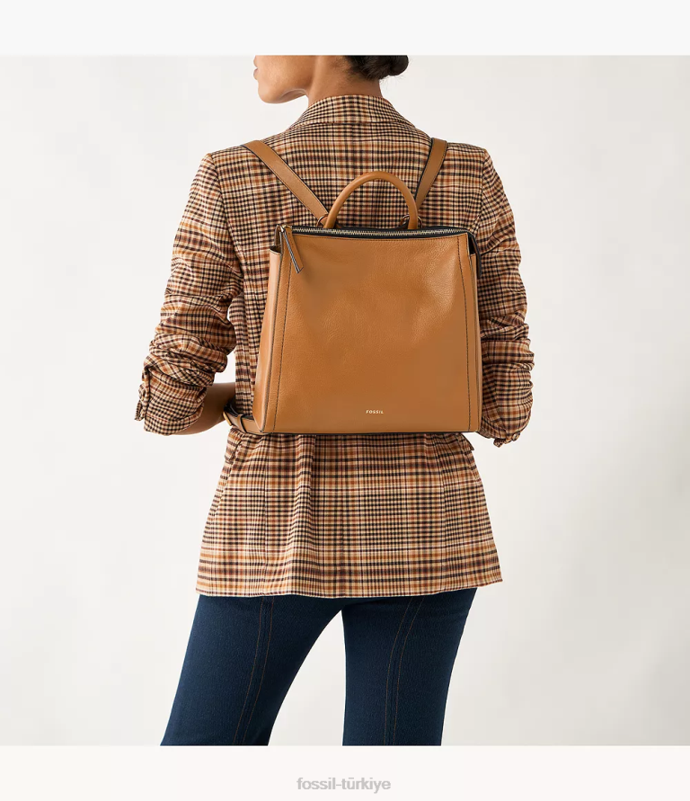 Fossil 6J04426 deve parker küçük sırt çantası çanta kadınlar