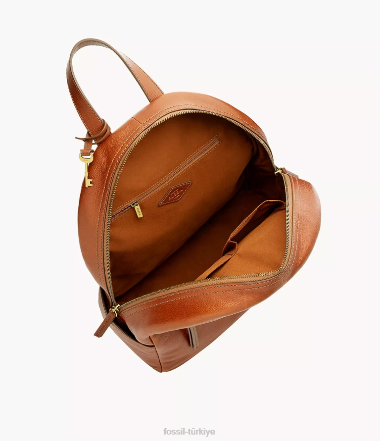 Fossil 6J04476 kahverengi Megan sırt çantası çanta kadınlar