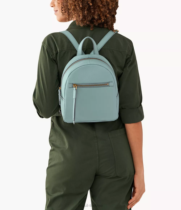 Fossil 6J04498 mavi megan küçük sırt çantası çanta kadınlar