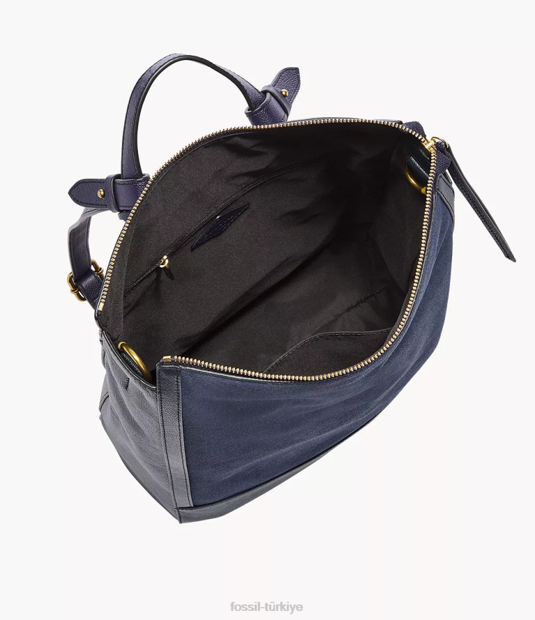 Fossil 6J04726 Donanma elina üstü açılır sırt çantası çanta kadınlar