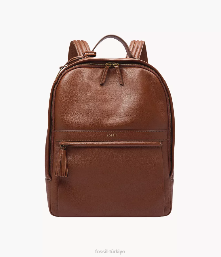 Fossil 6J04741 kahverengi şeri sırt çantası çanta kadınlar
