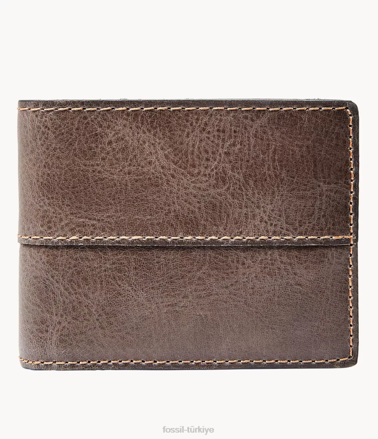 Fossil 6J041791 gri ethan gezgin cüzdan erkekler