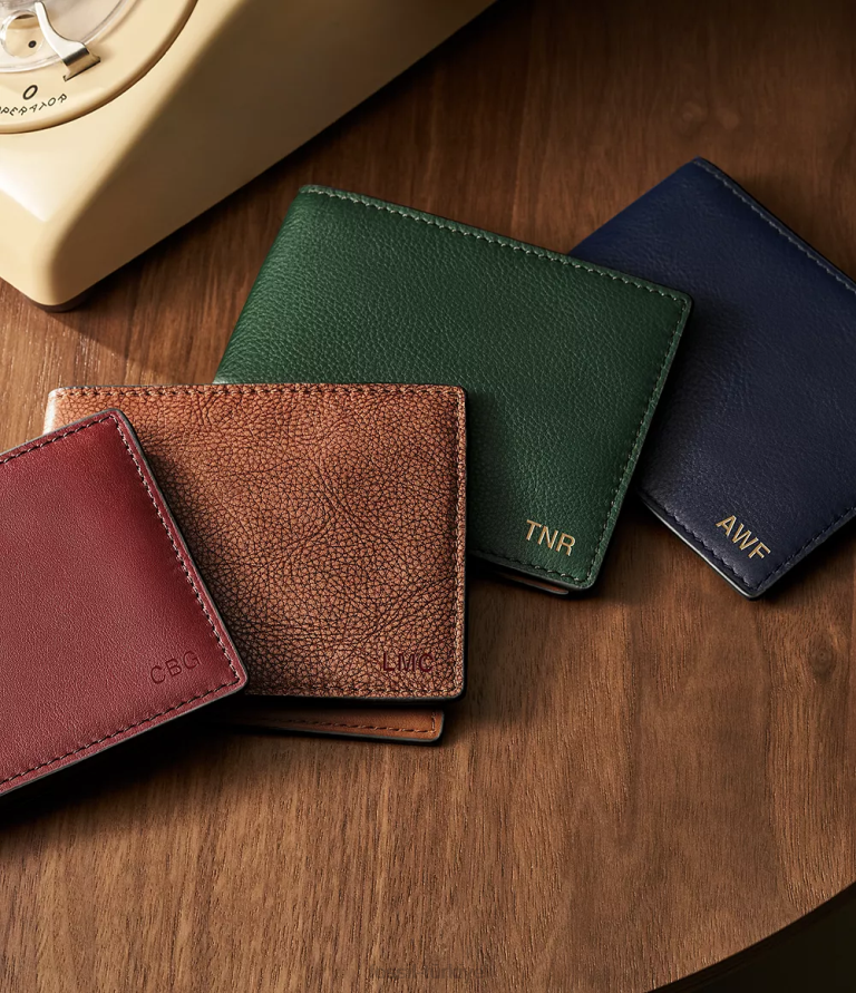 Fossil 6J041676 kahverengi Steven iki katlı cüzdan erkekler