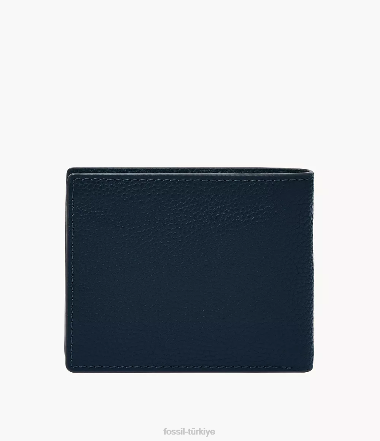 Fossil 6J041681 Donanma anderson iki katlı cüzdan erkekler