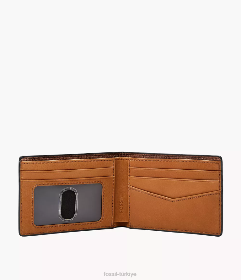 Fossil 6J041687 kırmızı steven ön cep iki katlı cüzdan erkekler