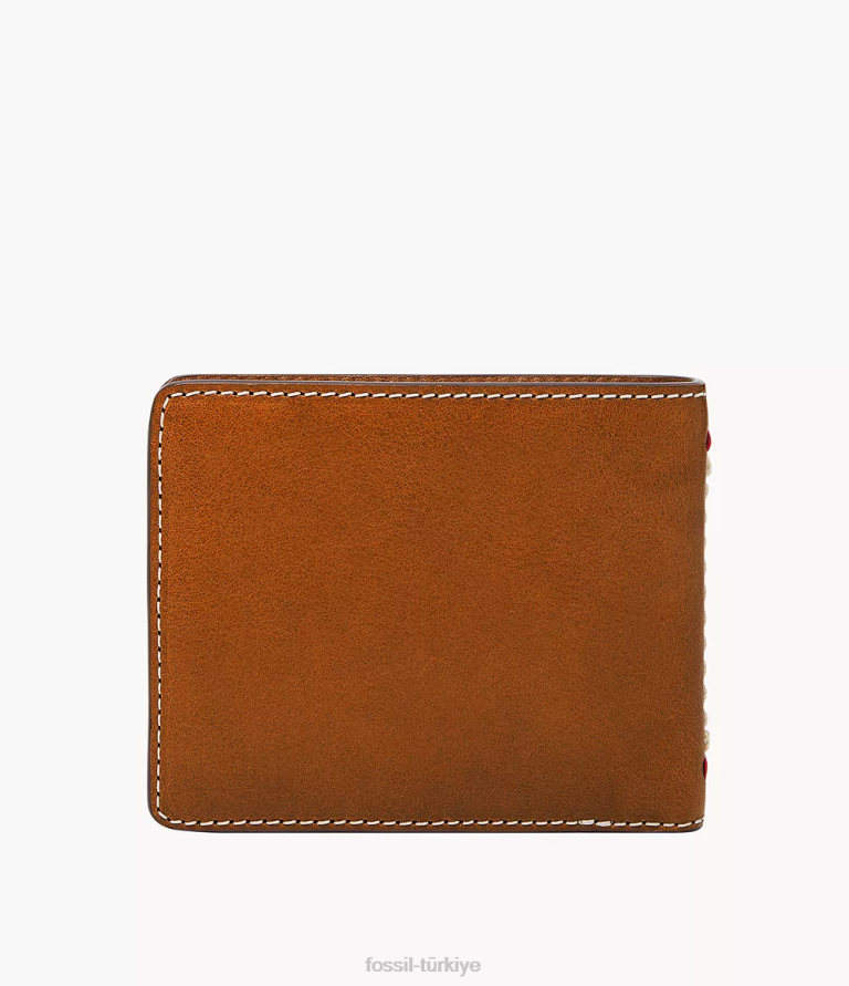 Fossil 6J041701 kahverengi Tremont iki katlı cüzdan erkekler