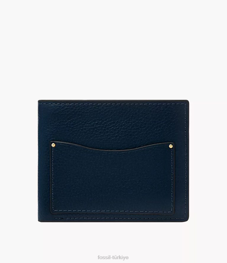 Fossil 6J041708 Donanma anderson bozuk para cebi iki katlı cüzdan erkekler