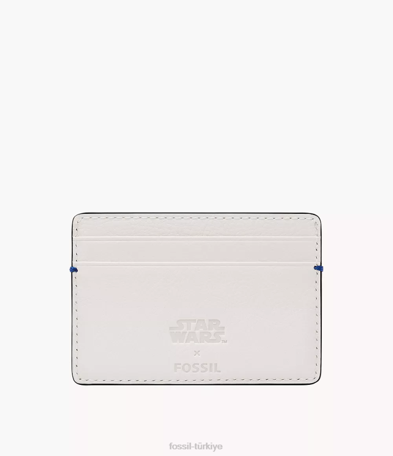 Fossil 6J041713 beyaz yıldız savaşlarıstormtrooper kart kutusu cüzdan erkekler