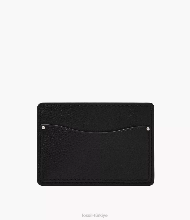 Fossil 6J041717 siyah anderson kart durumda cüzdan erkekler