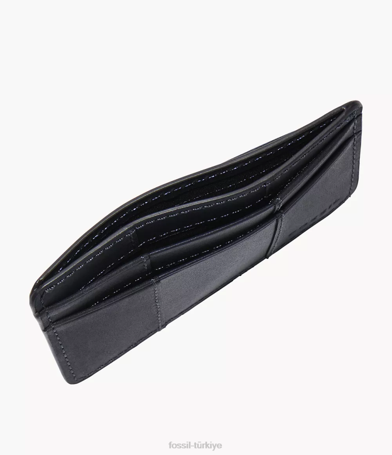 Fossil 6J041719 Donanma everett kart durumda cüzdan erkekler