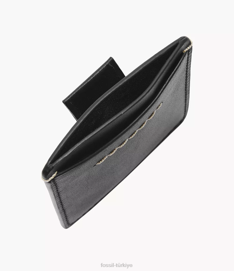 Fossil 6J041741 siyah westover kart durumda cüzdan erkekler