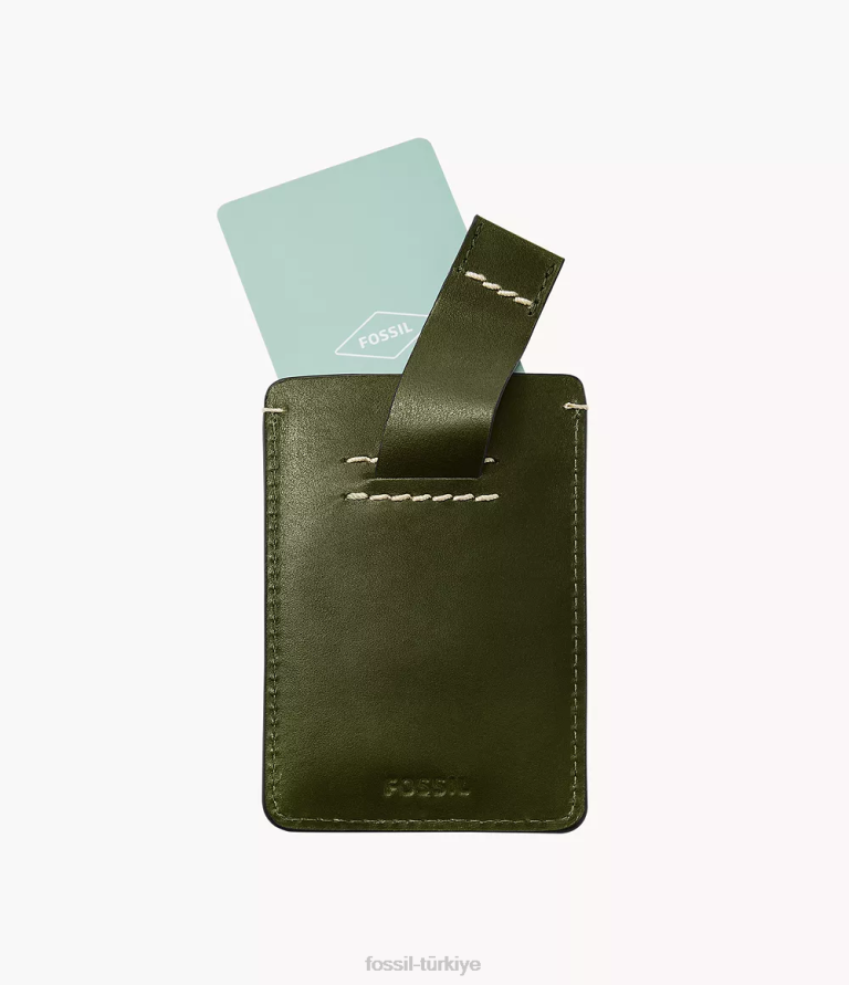 Fossil 6J041742 zeytin westover kart durumda cüzdan erkekler