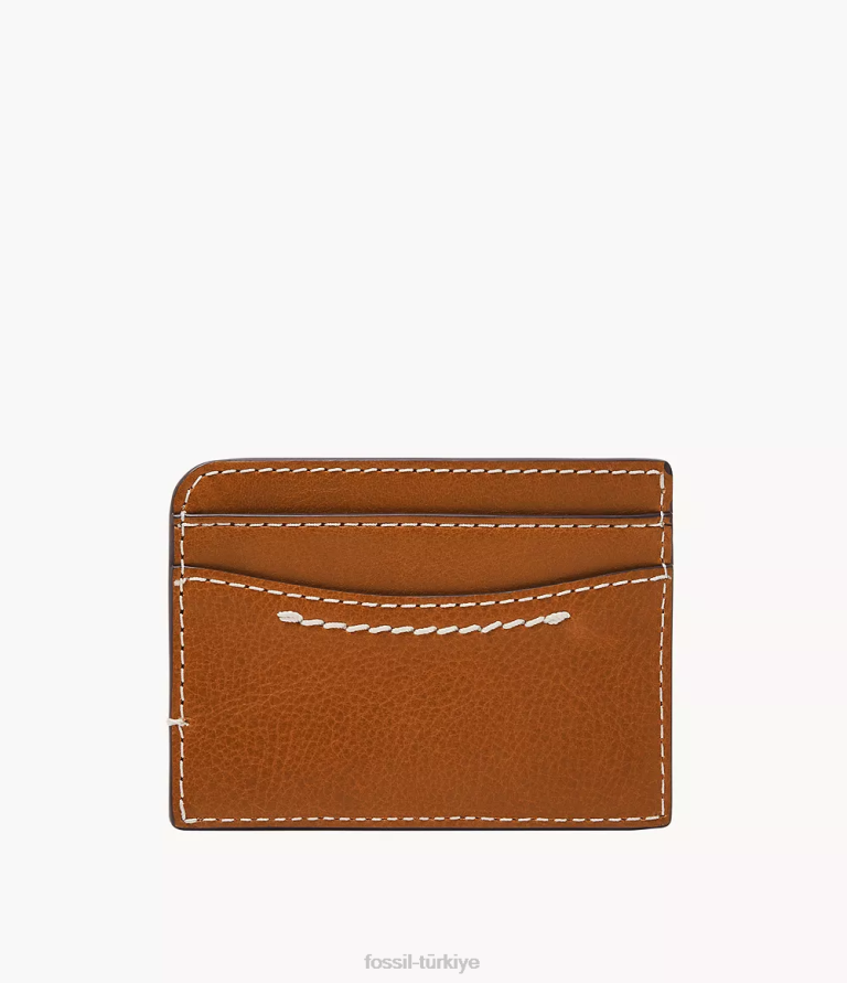 Fossil 6J041744 kahverengi tremont kart durumda cüzdan erkekler