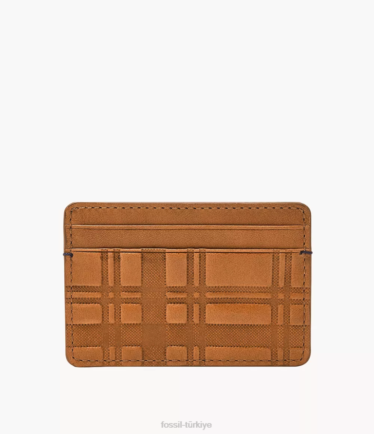 Fossil 6J041775 deve bronson kart durumda cüzdan erkekler