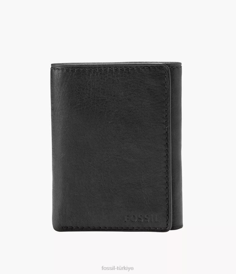 Fossil 6J041758 siyah ingram üç katlı cüzdan erkekler