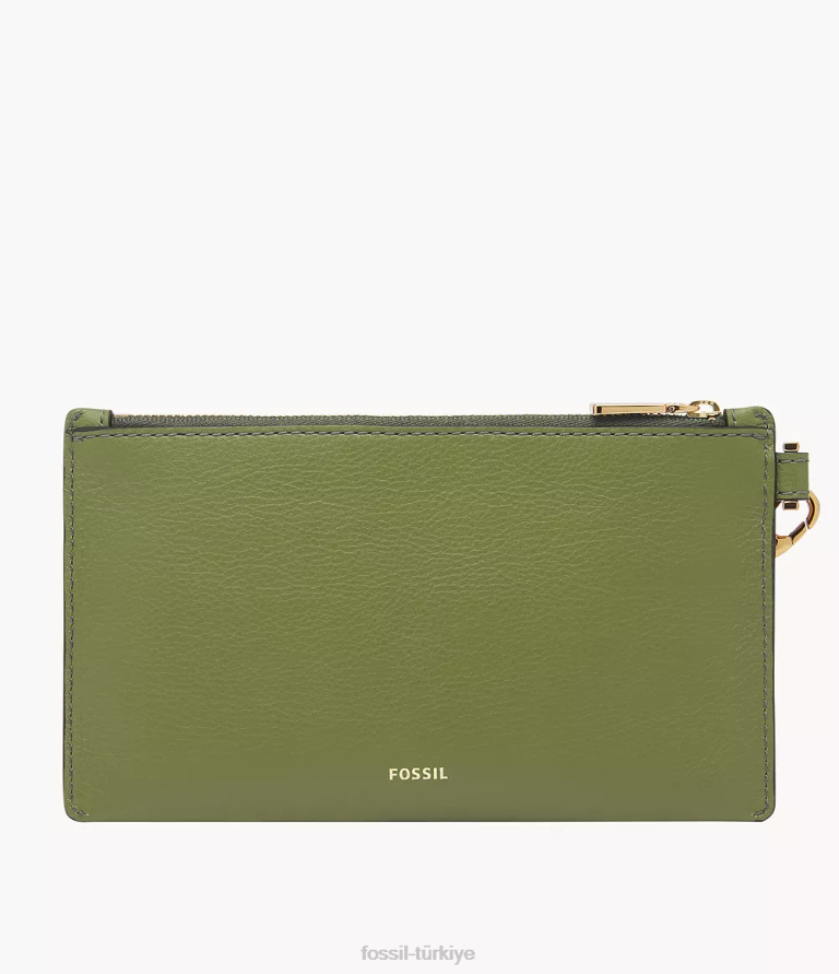 Fossil 6J04749 yeşil küçük bileklik cüzdan kadınlar