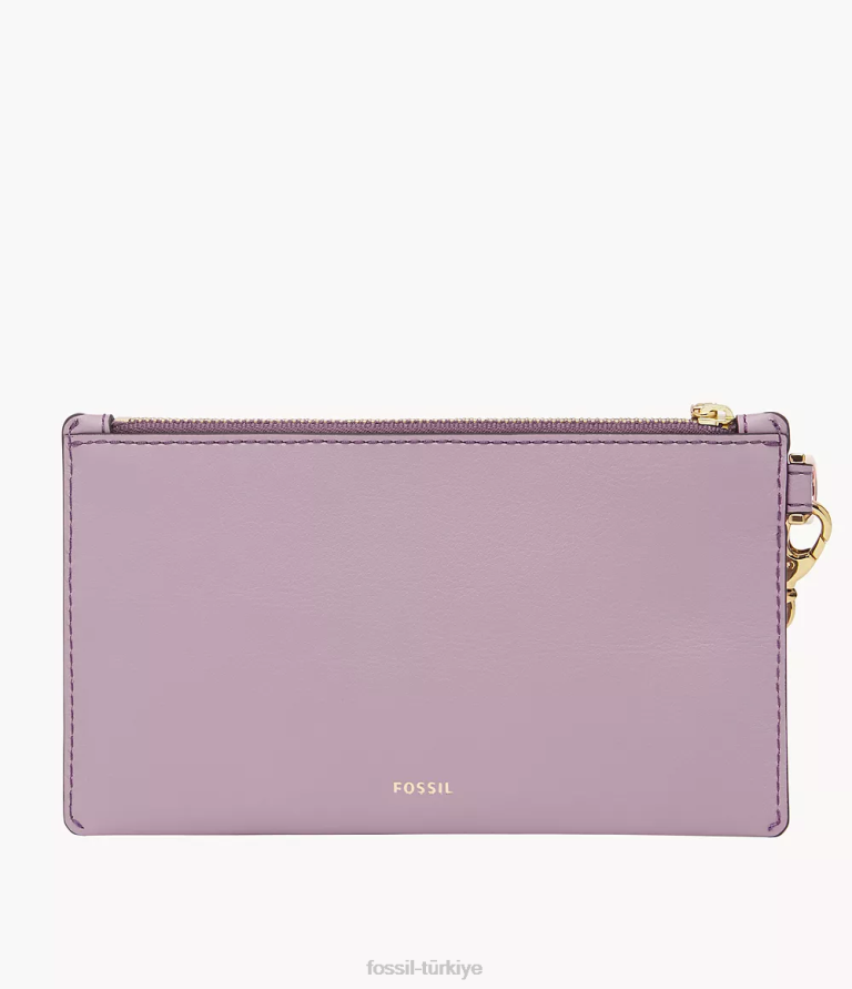 Fossil 6J04758 mor küçük bileklik cüzdan kadınlar
