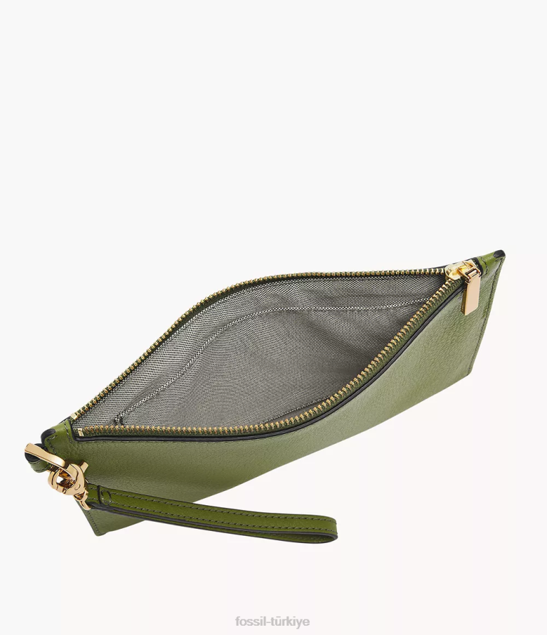 Fossil 6J04793 yeşil hediye bilekliği cüzdan kadınlar