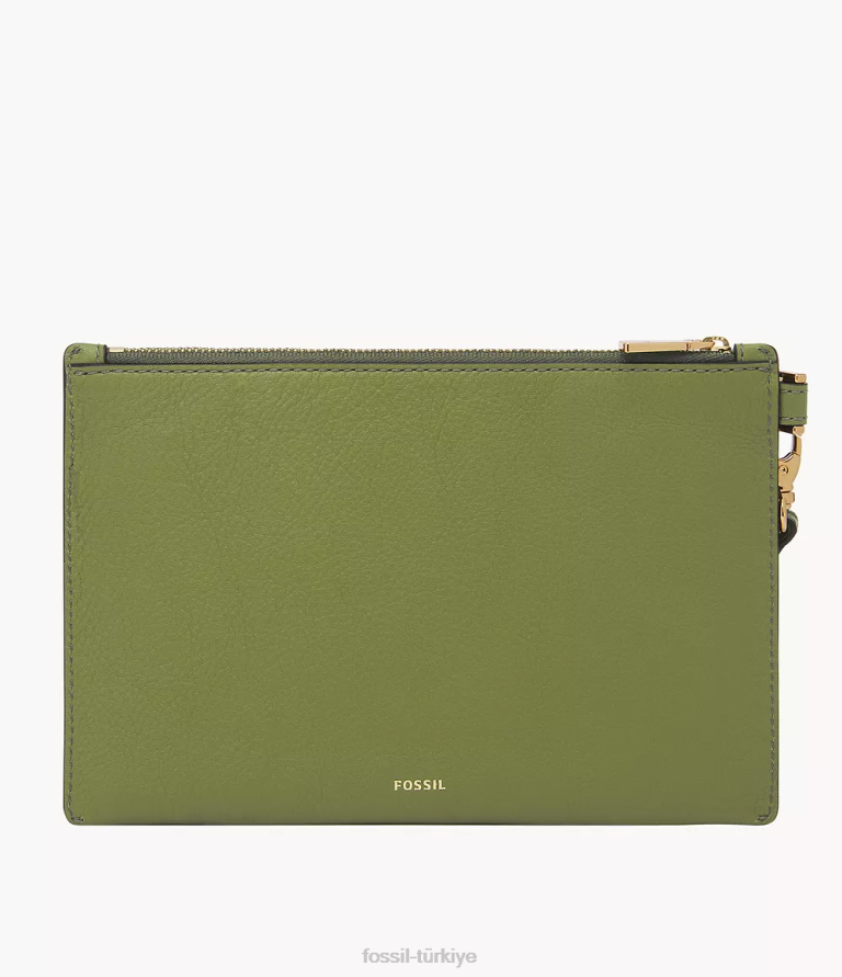 Fossil 6J04793 yeşil hediye bilekliği cüzdan kadınlar