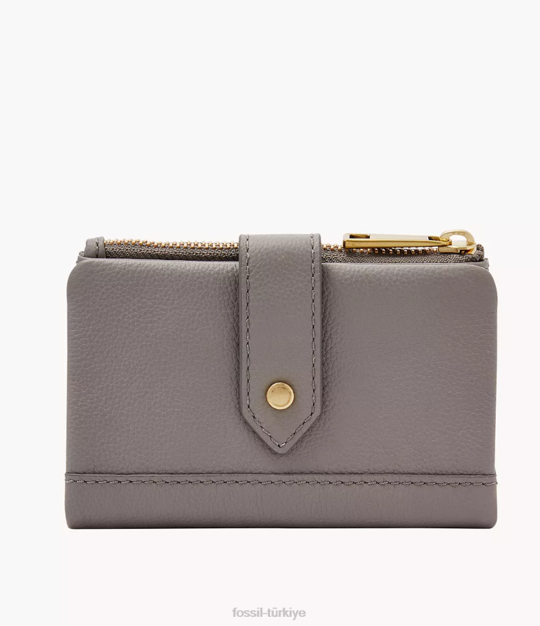 Fossil 6J04818 gri çok işlevli cüzdan kadınlar