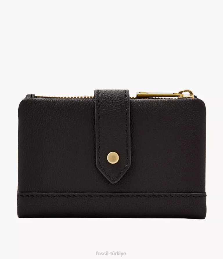 Fossil 6J04832 siyah çok işlevli cüzdan kadınlar