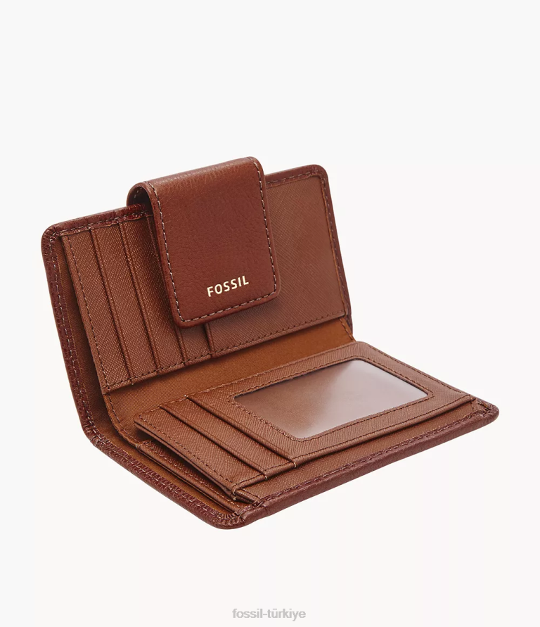 Fossil 6J04833 kahverengi madison tab çok işlevli cüzdan kadınlar