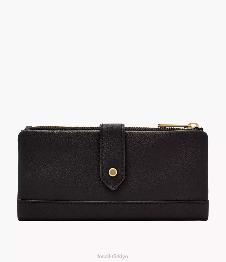 Fossil 6J04834 siyah lanie debriyaj cüzdan kadınlar