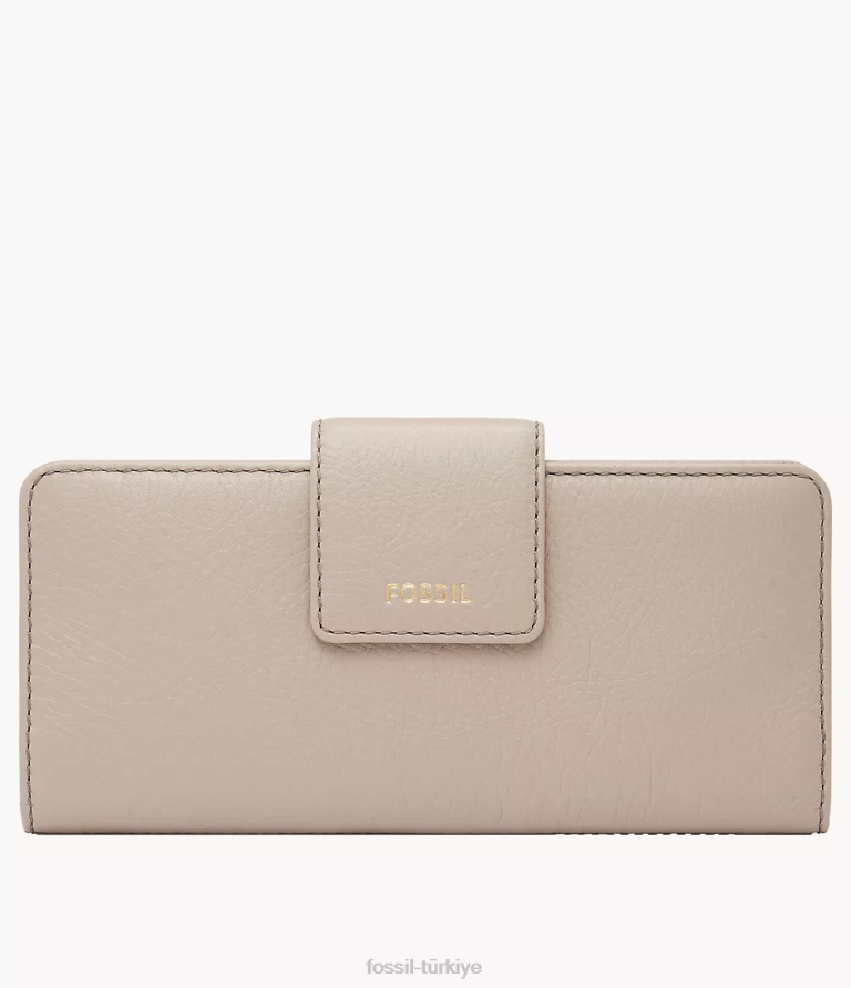 Fossil 6J04839 gri madison tab debriyajı cüzdan kadınlar