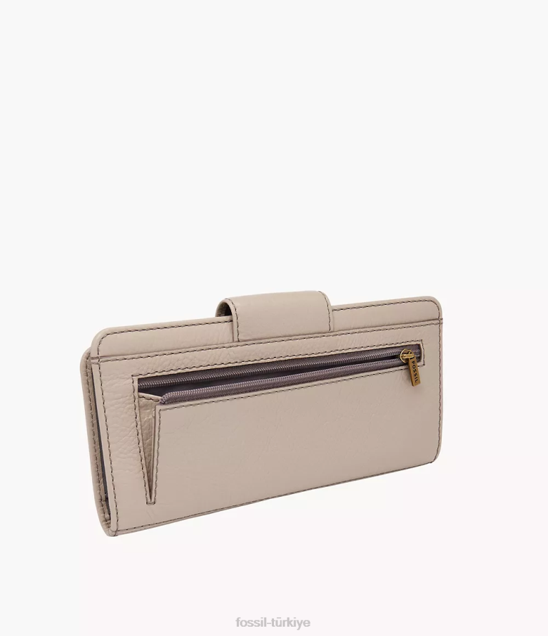 Fossil 6J04839 gri madison tab debriyajı cüzdan kadınlar
