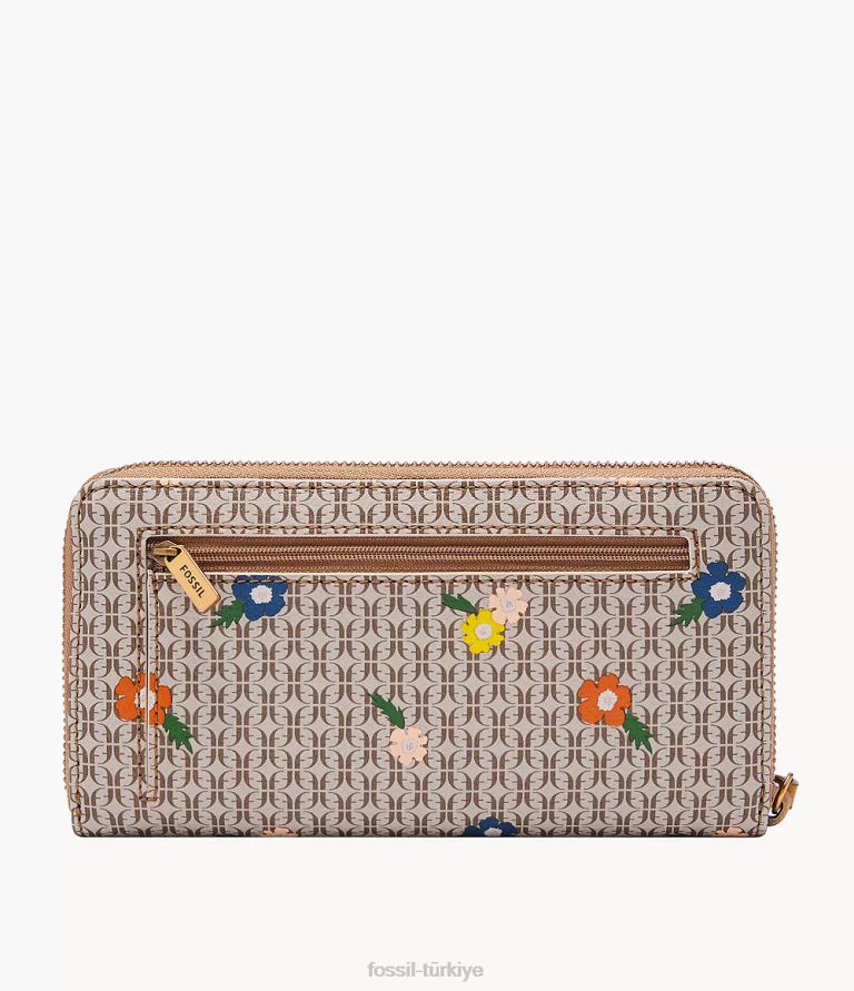 Fossil 6J04848 çok jori zip debriyaj cüzdan kadınlar