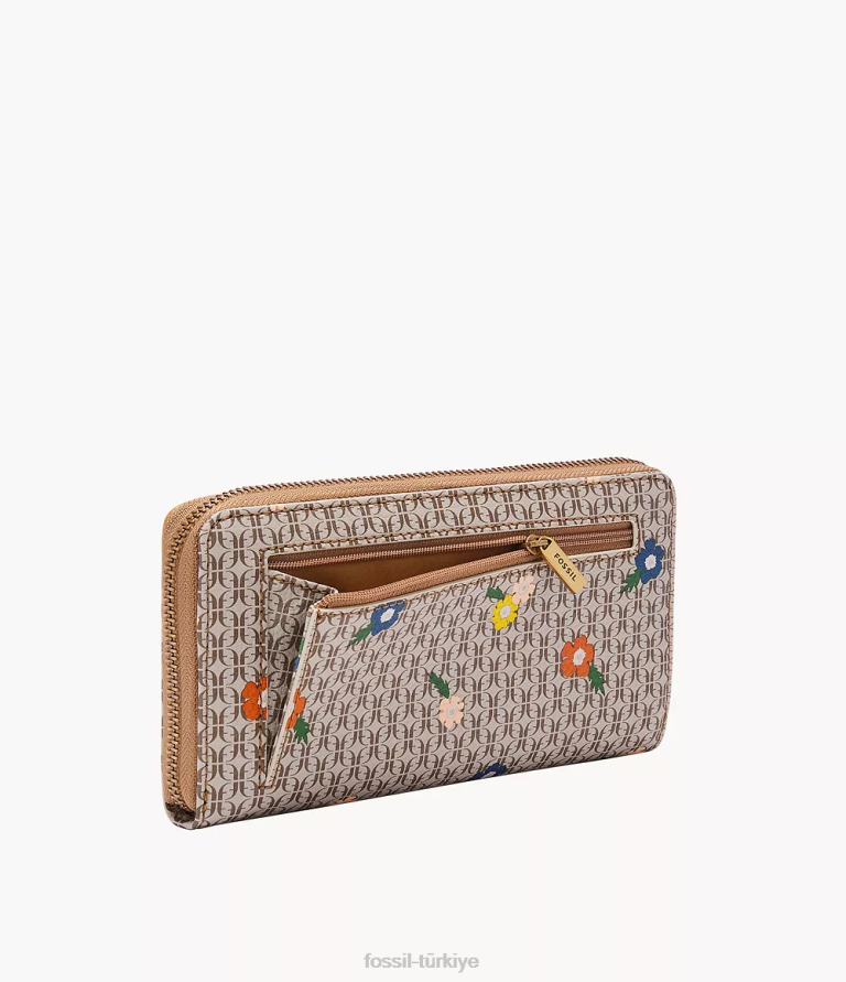 Fossil 6J04848 çok jori zip debriyaj cüzdan kadınlar