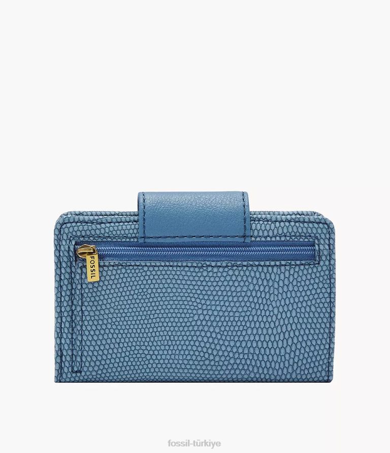 Fossil 6J04851 mavi madision çok işlevli cüzdan kadınlar