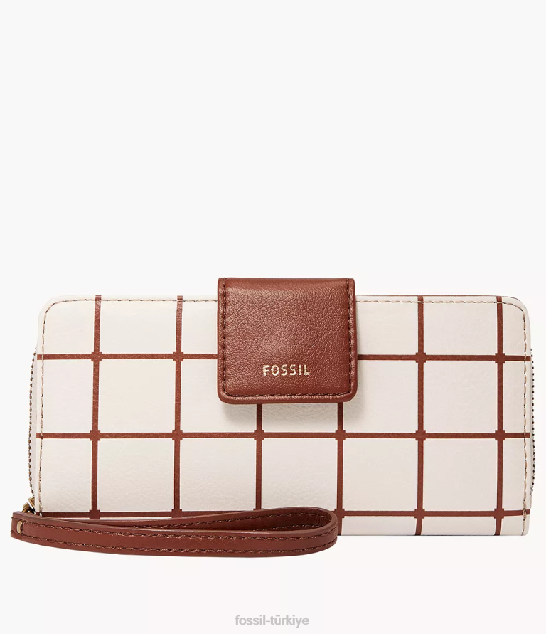 Fossil 6J04864 diğer madison fermuarlı debriyaj cüzdan kadınlar