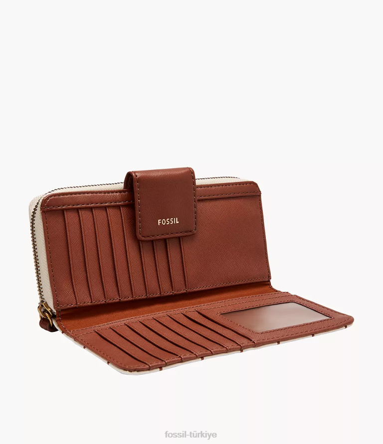 Fossil 6J04864 diğer madison fermuarlı debriyaj cüzdan kadınlar