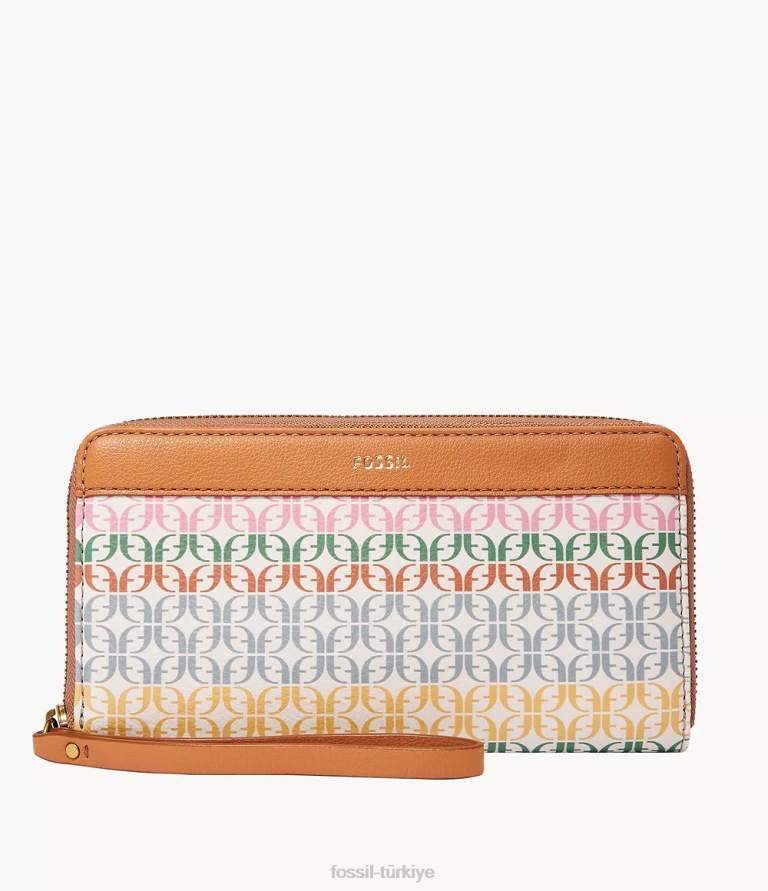 Fossil 6J04866 çok jori zip debriyaj cüzdan kadınlar