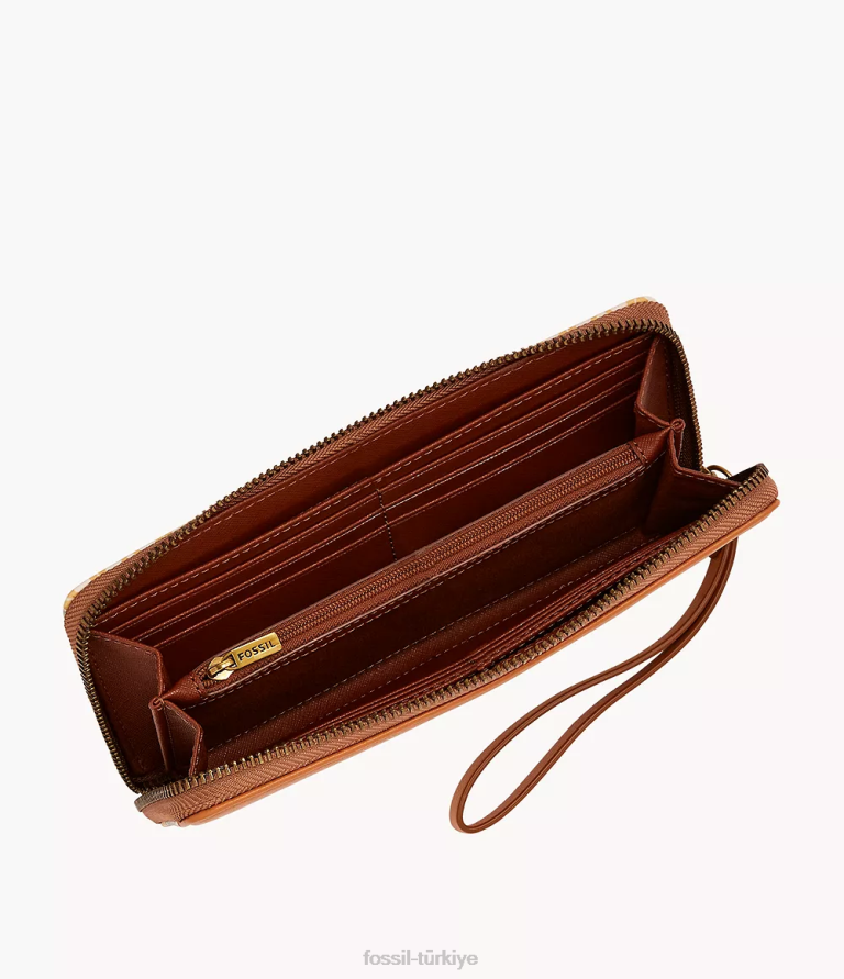 Fossil 6J04866 çok jori zip debriyaj cüzdan kadınlar