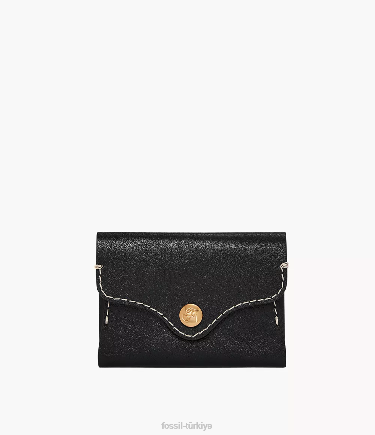 Fossil 6J04765 siyah miras kartı davası cüzdan kadınlar