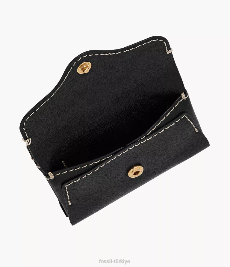 Fossil 6J04765 siyah miras kartı davası cüzdan kadınlar