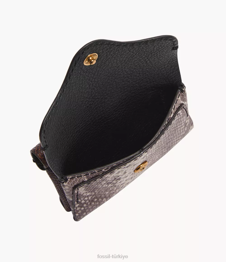 Fossil 6J04770 yılan baskı miras kartı davası cüzdan kadınlar