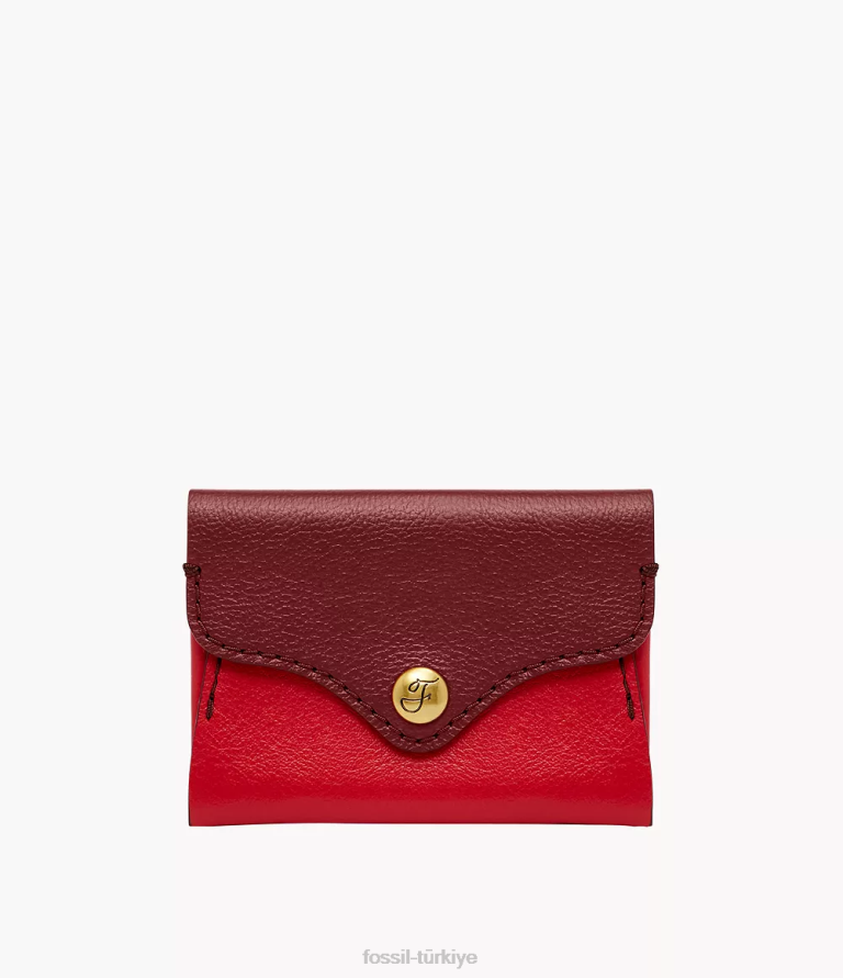 Fossil 6J04875 kırmızı miras kartı davası cüzdan kadınlar