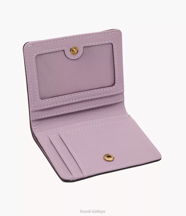 Fossil 6J04751 mor logan küçük iki katlı cüzdan kadınlar